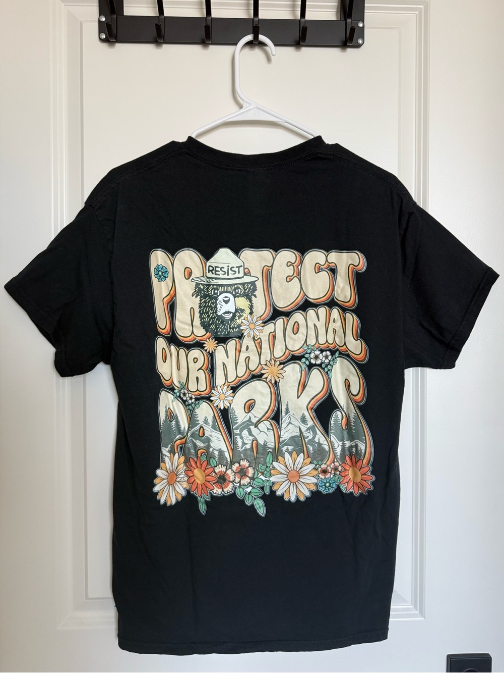 Resist Protect Our National Parks Men’s Graphic T-Shirt - Black